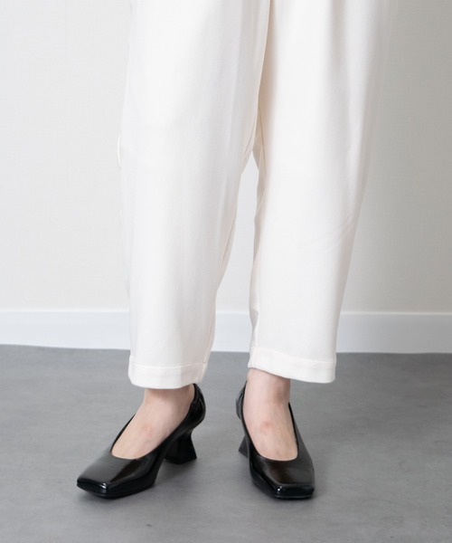 セール】【FABIO RUSCONI】スクエアトウセンターシームパンプス(F51017