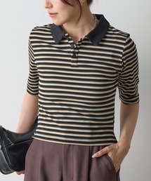 COLONY 2139 | リブボーダーポロシャツ(ポロシャツ)