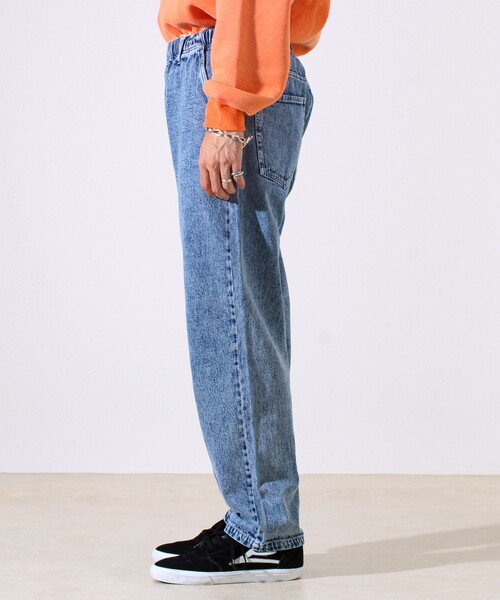 GLOSTER（グロスター）の「【シーズンレス/UNISEX】ケミカルウォッシュ ワイドデニムイージーパンツ（デニムパンツ・メンズ・ライトグレー/ブラック/ブルー系その他/ブルー系その他2・M/L/XL）」の14枚目の写真