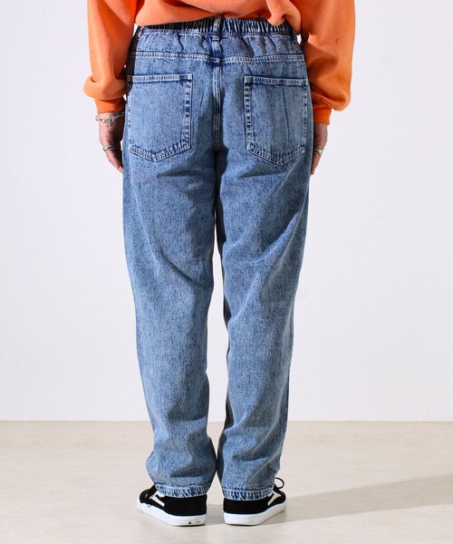 GLOSTER（グロスター）の「【シーズンレス/UNISEX】ケミカルウォッシュ ワイドデニムイージーパンツ（デニムパンツ・メンズ・ライトグレー/ブラック/ブルー系その他/ブルー系その他2・M/L/XL）」の15枚目の写真