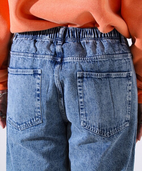 GLOSTER（グロスター）の「【シーズンレス/UNISEX】ケミカルウォッシュ ワイドデニムイージーパンツ（デニムパンツ・メンズ・ライトグレー/ブラック/ブルー系その他/ブルー系その他2・M/L/XL）」の16枚目の写真