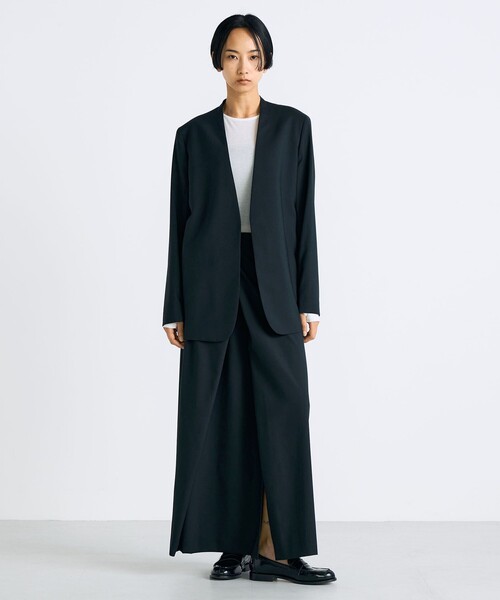 Super140's ウールトロピカル ラップスカート（スカート）｜EDITION