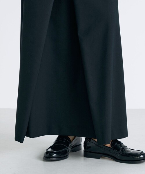 Super140's ウールトロピカル ラップスカート（スカート）｜EDITION