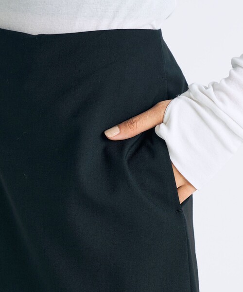 Super140's ウールトロピカル ラップスカート（スカート）｜EDITION