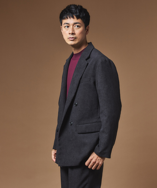 EDIFICE（エディフィス）の「"MULTI FUNCTION"  コーデュロイ ダブルブレスト 4ボタン ジャケット（テーラードジャケット・メンズ・チャコールグレー/ベージュ系その他/ブラウン/ブラック・MEDIUM/SMALL/X-LARGE/LARGE）」の12枚目の写真