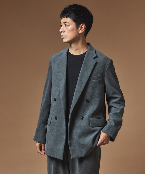EC限定 \"EXTRETCH FUNCTION\" ダブルブレストジャケット L EDIFICE（エディフィス）の「”MULTI FUNCTION” ダブルブレスト