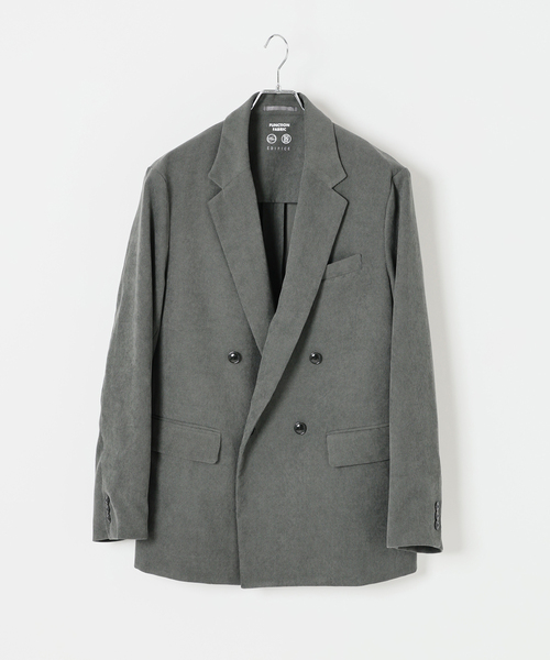 MULTI FUNCTION' コーデュロイ ダブルブレスト 4ボタン