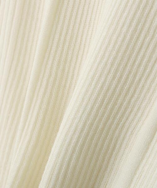 NATURAL BEAUTY BASIC（ナチュラルビューティーベーシック）の「◇ウールブレンドニットシリーズ　ボートネック（ニット/セーター・レディース・オフホワイト/ブラック/ブラウン/ピンク・FREE）」の7枚目の写真