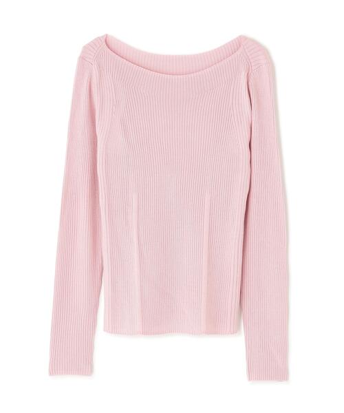 NATURAL BEAUTY BASIC（ナチュラルビューティーベーシック）の「◇ウールブレンドニットシリーズ　ボートネック（ニット/セーター・レディース・オフホワイト/ブラック/ブラウン/ピンク・FREE）」の21枚目の写真