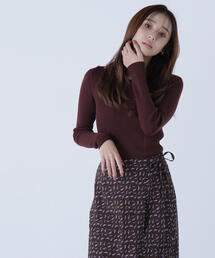 NATURAL BEAUTY BASIC | ◇ウールブレンドニットシリーズ　ボートネック(ニット/セーター)