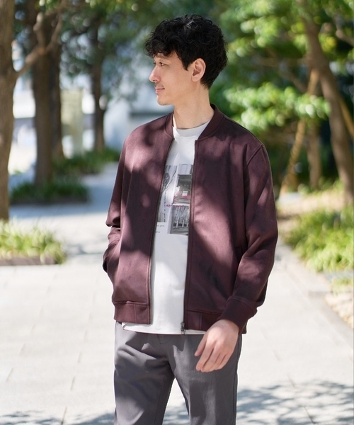 a.v.v（アーヴェヴェ）の「春の行楽におすすめ！フェイクスエードライトリブブルゾン【イージーケア/ストレッチ/洗濯機で洗える】（その他アウター・メンズ・チャコールグレー/グリーン/ブラウン・52/50/48/44/46）」の21枚目の写真