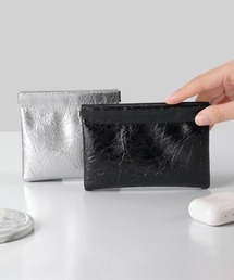 Pochi Pouch（ポチポーチ）の「Pochi Pouch/パカッと開く がま口 シワ加工 ミニポーチ（ポーチ）」