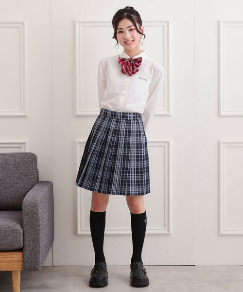 ピンクラテ ❤︎  ジャケット＋スカート＆ベーシックシャツ 卒服　3点セット 卒服】ベーシックシャツ（シャツ・ブラウス） | PINK-latte