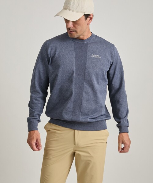 Saturdays Golf(サタデーズゴルフ)の「Crewneck Light Sweater(ニット/セーター・メンズ・グレー/イエロー/ブラック・L/M/S/XL)」の3枚目の写真