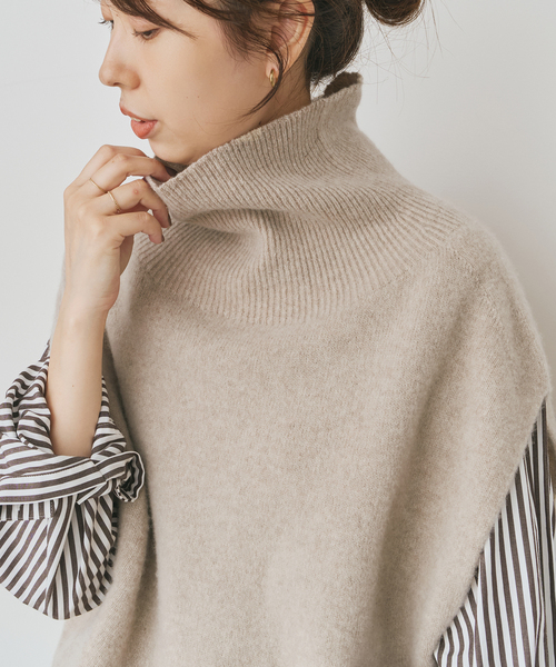 オフタートルニットベスト（ニット/セーター）｜Spick & Span