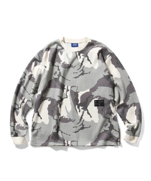 【Mサイズ】soonerorlater Waffle L/S Tee camo m72418945409_1.jpg?1761564602