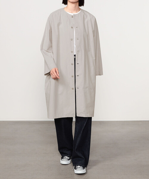 ORCIVAL(オーシバル)の「ORCIVAL | ガーメントダイ ラグランワンピース WOMEN(ワンピース・レディース・ブラック/ライトグレー・1)」の10枚目の写真