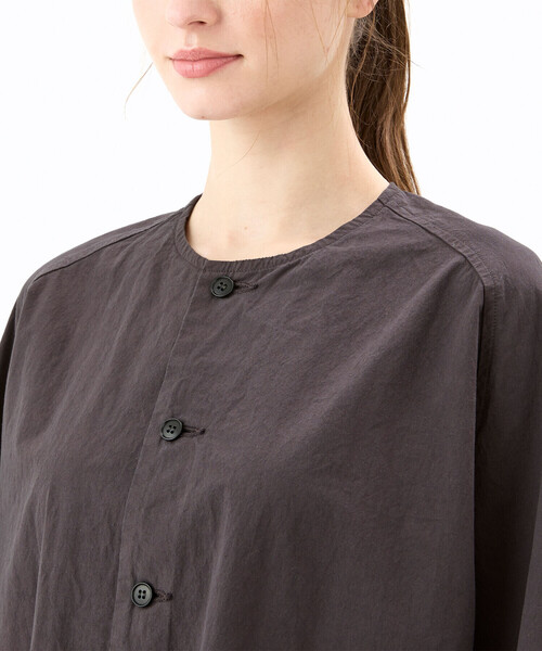 ORCIVAL(オーシバル)の「ORCIVAL | ガーメントダイ ラグランワンピース WOMEN(ワンピース・レディース・ブラック/ライトグレー・1)」の12枚目の写真