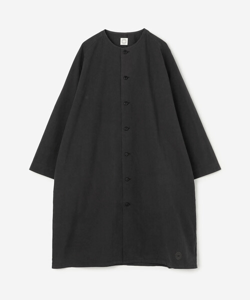 ORCIVAL(オーシバル)の「ORCIVAL | ガーメントダイ ラグランワンピース WOMEN(ワンピース・レディース・ブラック/ライトグレー・1)」の3枚目の写真