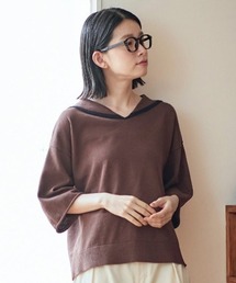 ニット/セーター（ブラウン/茶色系・リネン・麻）ファッション通販