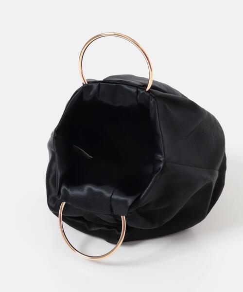 URBAN RESEARCH ROSSO WOMEN（アーバンリサーチ　ロッソ）の「kaene　リングハンドルバッグ（ハンドバッグ・レディース・ベージュ/ブラック・FREE）」の8枚目の写真