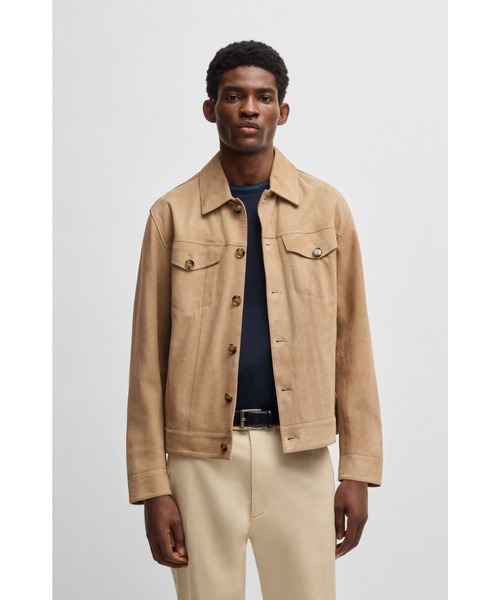 セール】レギュラーフィットジャケット スエード（その他アウター