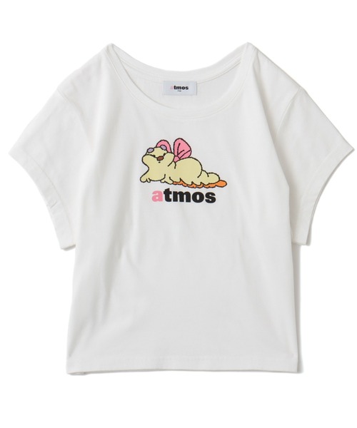 atmos pink（アトモスピンク）の「MARIA SAKURAI x atmos pink キャタずんT-shirt / マリア サクライ アトモス ピンク キャタズン T-シャツ 【SP】（Tシャツ/カットソー・レディース・ホワイト・S/M）」の2枚目の写真
