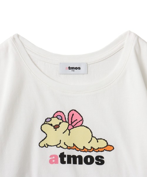 atmos pink（アトモスピンク）の「MARIA SAKURAI x atmos pink キャタずんT-shirt / マリア サクライ アトモス ピンク キャタズン T-シャツ 【SP】（Tシャツ/カットソー・レディース・ホワイト・S/M）」の3枚目の写真