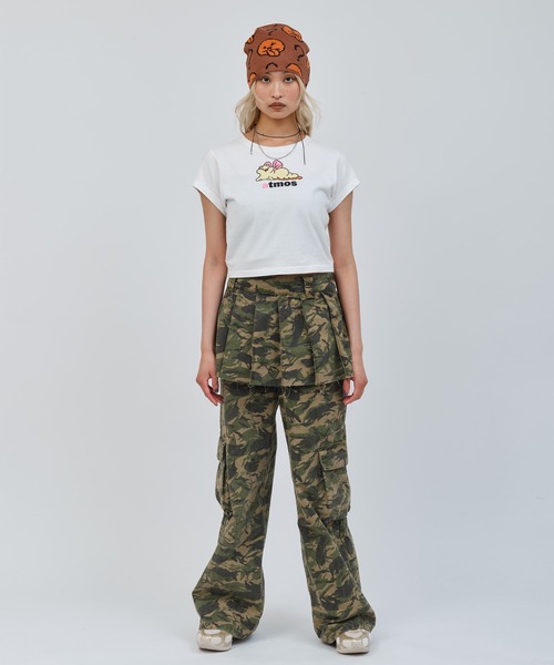 atmos pink（アトモスピンク）の「MARIA SAKURAI x atmos pink キャタずんT-shirt / マリア サクライ アトモス ピンク キャタズン T-シャツ 【SP】（Tシャツ/カットソー・レディース・ホワイト・S/M）」の8枚目の写真