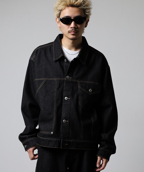 セール】ATELANE リジットデニムトラッカージャケット（デニム