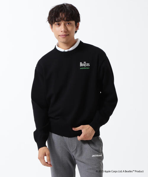 Jack Bunny!クールネックニットプルオーバー The BEATLES ×Jack Bunny