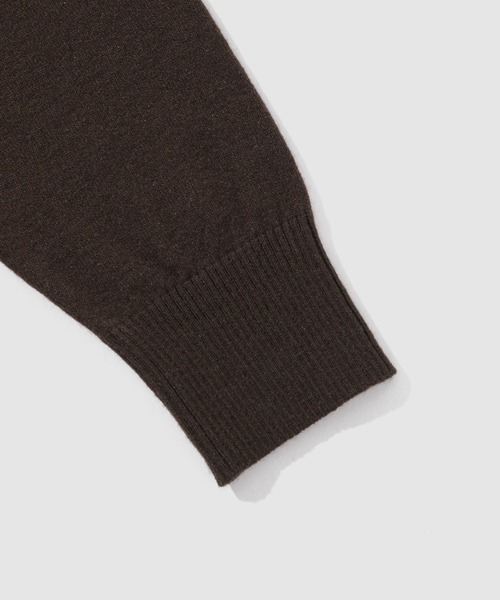 NAVY(ネイビー)の「NAVY 素肌ニット ハイネック(ニット/セーター・メンズ・ベージュ/ネイビー/スミクロ/ブラウン・M/S/XL/L)」の6枚目の写真