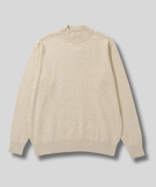 NAVY(ネイビー)の「NAVY 素肌ニット ハイネック(ニット/セーター・メンズ・ベージュ/ネイビー/スミクロ/ブラウン・M/S/XL/L)」の11枚目の写真