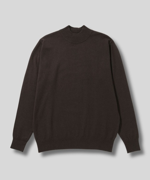 NAVY(ネイビー)の「NAVY 素肌ニット ハイネック(ニット/セーター・メンズ・ベージュ/ネイビー/スミクロ/ブラウン・M/S/XL/L)」の10枚目の写真