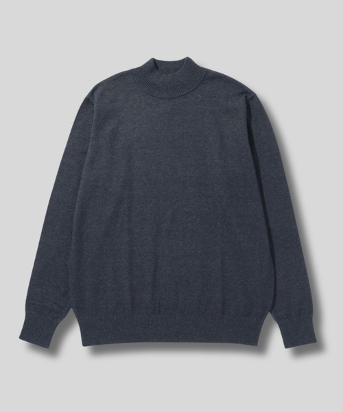 NAVY(ネイビー)の「NAVY 素肌ニット ハイネック(ニット/セーター・メンズ・ベージュ/ネイビー/スミクロ/ブラウン・M/S/XL/L)」の12枚目の写真