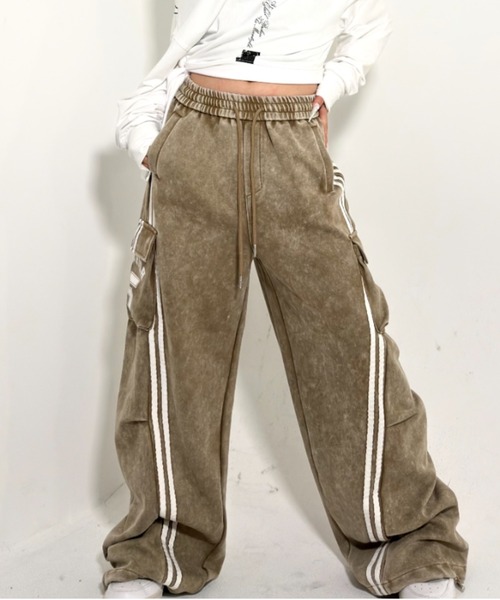 A'GEM/9 × .kom 『.KOM/ドットケーオーエム』 Y2K Washed Sweat Side