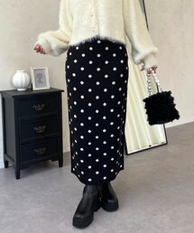 prose verse | ドットジャガードニットスカート(スカート)