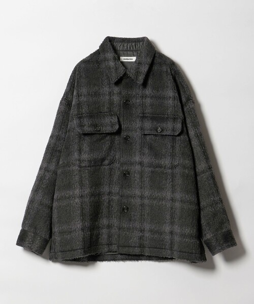 セール】オンブレチェック フリースメルトン CPOジャケット（その他