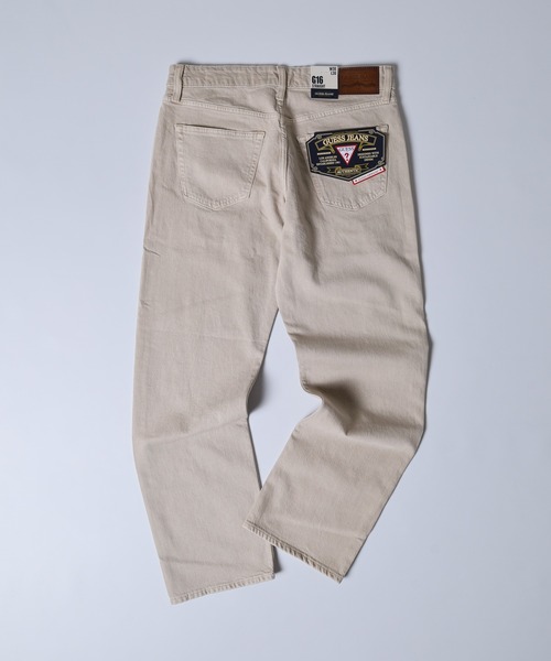 GUESS JEANS（ゲスジーンズ）の「GUESS JEANS GJ G16 STRAIGHTPANTS ゲス ストレートレッグデニムパンツ ジーンズ（デニムパンツ・メンズ・ベージュ/グレー・36inch/33inch/31inch/29inch/28inch/38inch/34inch/32inch/30inch）」の2枚目の写真