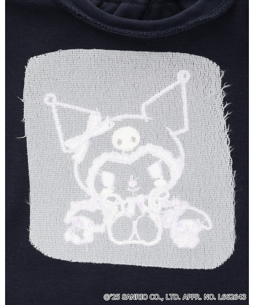 sense of wonder（センスオブワンダー）の「【クロミ】リバティファブリックアップリケトレーナー（スウェット・キッズ・ラベンダー/ネイビー・110cm/100cm/90cm/80ｃｍ/130cm/120cm）」の9枚目の写真