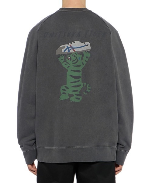Onitsuka Tiger（オニツカタイガー）の「WASHED SWEAT TOP/ ウォッシュドスウェットトップ（スウェット・レディース・ピンク/グレー・XS/M/L/XL/S）」の10枚目の写真