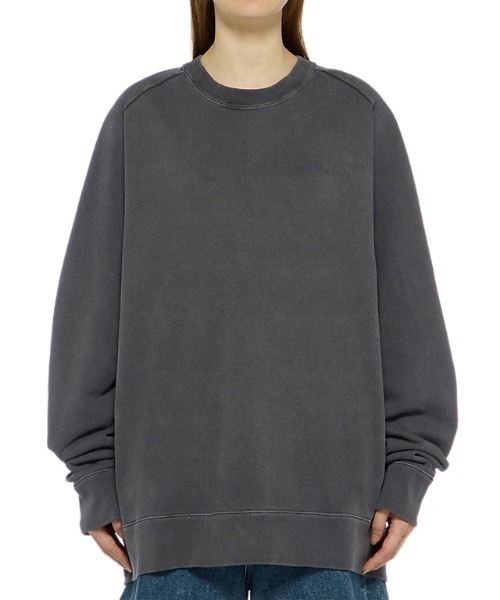 Onitsuka Tiger（オニツカタイガー）の「WASHED SWEAT TOP/ ウォッシュドスウェットトップ（スウェット・レディース・ピンク/グレー・XS/M/L/XL/S）」の11枚目の写真