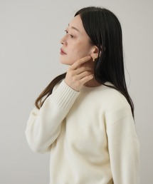 kuros'（クロス）の「【kuros’オリジナル】ウールカシミヤ クルーネックプルオーバー（ニット/セーター）」