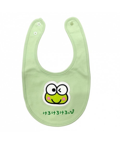 sanrio(サンリオ)の「SANRIO サンリオ アップリケ付きスタイ2枚組(スタイ/よだれかけ・キッズ・グリーン/ブルー/イエロー/ピンク系その他・FREE)」の7枚目の写真