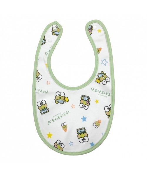 sanrio(サンリオ)の「SANRIO サンリオ アップリケ付きスタイ2枚組(スタイ/よだれかけ・キッズ・グリーン/ブルー/イエロー/ピンク系その他・FREE)」の8枚目の写真