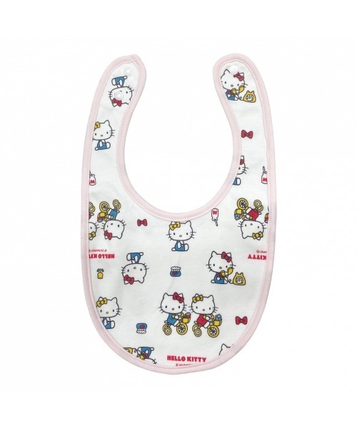 sanrio(サンリオ)の「SANRIO サンリオ アップリケ付きスタイ2枚組(スタイ/よだれかけ・キッズ・グリーン/ブルー/イエロー/ピンク系その他・FREE)」の10枚目の写真