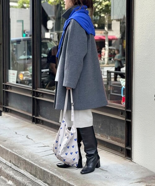 grace grace （グラスグラス）の「【grace grace/グラスグラス】ハートアイサブバッグ（エコバッグ/サブバッグ・レディース・ピンク系その他/ブルー系その他/ブラック系その他・FREE）」の5枚目の写真