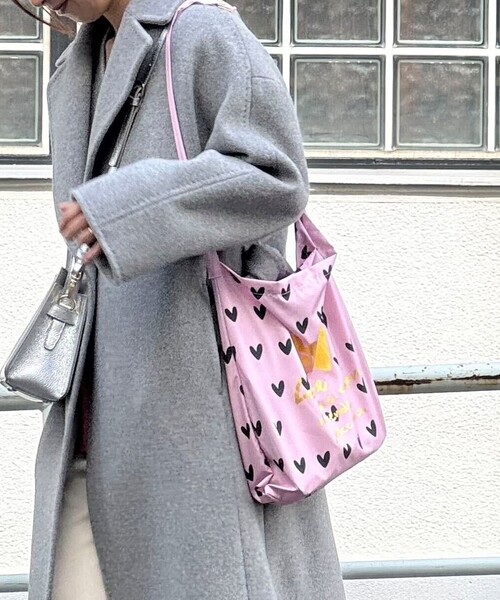 grace grace （グラスグラス）の「【grace grace/グラスグラス】ハートアイサブバッグ（エコバッグ/サブバッグ・レディース・ピンク系その他/ブルー系その他/ブラック系その他・FREE）」の10枚目の写真