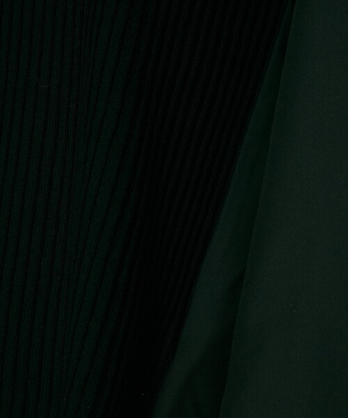 UNTITLED(アンタイトル)の「【TORRAZZO DONNA】ニット×ファブリック ハイブリッドブラウス(シャツ/ブラウス・レディース・ネイビー/ブラック/ブラック系4・02)」の20枚目の写真