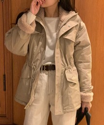 emi+ | ドロスト裏ボアドッキングミリタリージャケット(ミリタリージャケット)